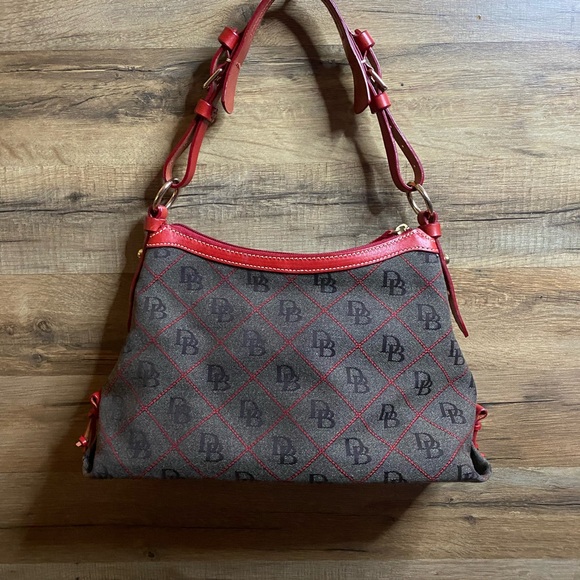Dooney & Bourke Signature Shoulder Purse - Picture 2 of 10